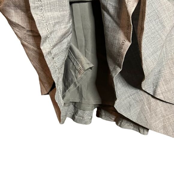 Banana Republic grey wool blend short sleeve dress - Picture 5 of 11